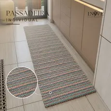 Passadeira Tapete Grande 100% Algodão Lavável em Máquina - Cozinha Corredor  Quarto Sala