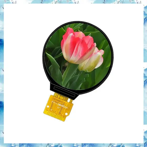 [Bcd] 1 Peça 1.28 Polegadas Ips LCD Display Colorful Redondo 240x240 PCB HD GC9A01 Driver