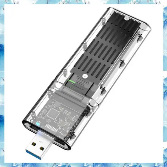 [Bcd] Gabinete Externo M . 2 NGFF SATA SSD De Alta Velocidade USB3.0 Gen1 5Gb/S Transparente Disco Rígido Caso Para PC