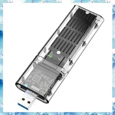 [Bcd] Gabinete Externo M . 2 NGFF SATA SSD De Alta Velocidade USB3.0 Gen1 5Gb/S Transparente Disco Rígido Caso Para PC