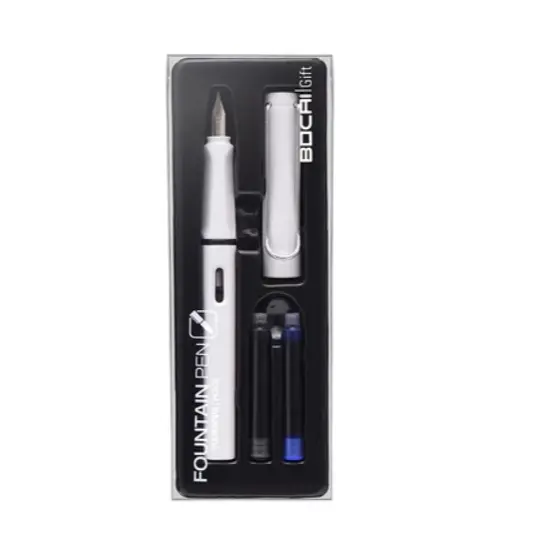 Conjunto De Canetas De Tinta Para Caneta-Tinteiro 0,38mm Escritório Do Estudante Material De Escrita Escolar