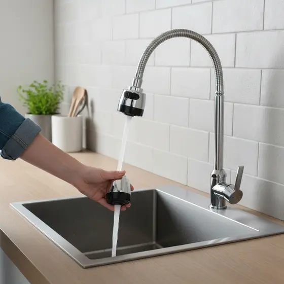 TORNEIRA GOURMET MESA COZINHA INOX DUCHA FLEXÍVEL ALTA QUALIDADE