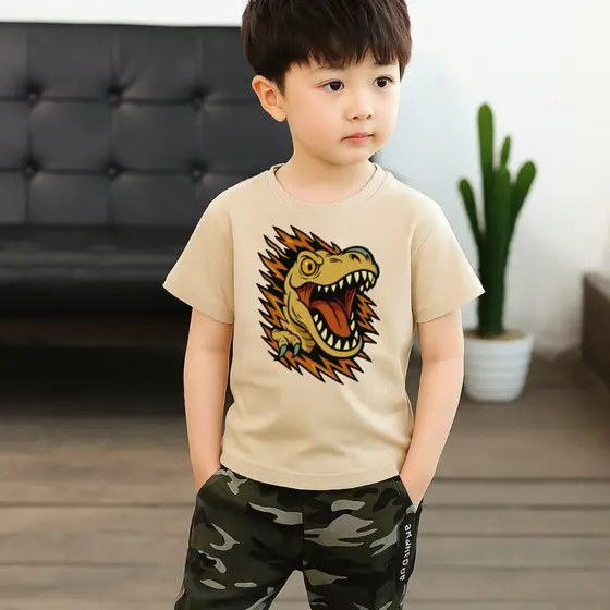 Camisetas Dinossauro Dino Jurassic 100% Algodão Varias Cores