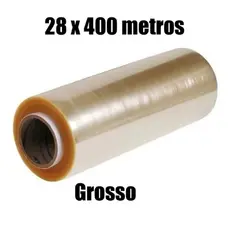 Rolos de Bobina Plastico Filme Pvc 28cm X 400 Metros | Esticavel | Resistente