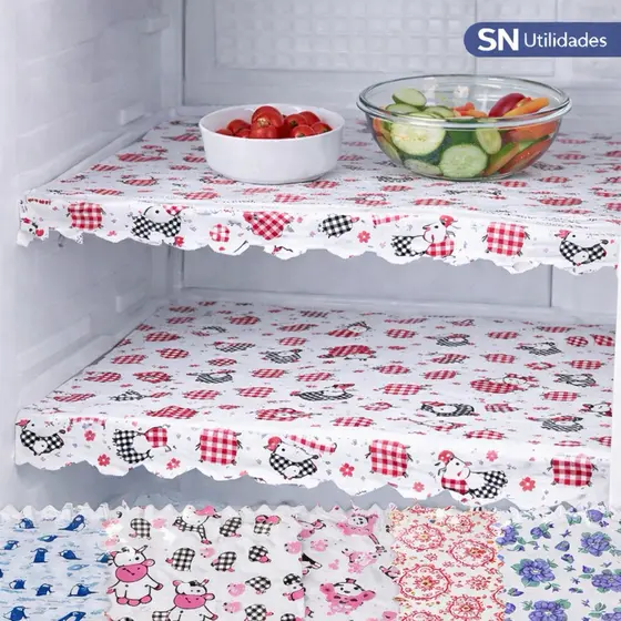Kit Toalhas para Geladeira com Estampas