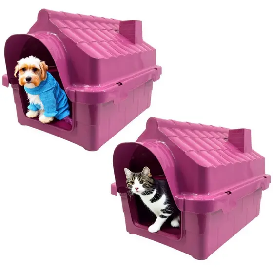 2x Casinhas Pet N1 Cachorro ou Gato Conforto e Segurança Casa