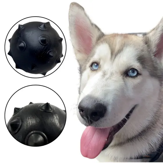 Brinquedo Maciço Bola Cravo Pet Cachorro Extra Grande 100mm