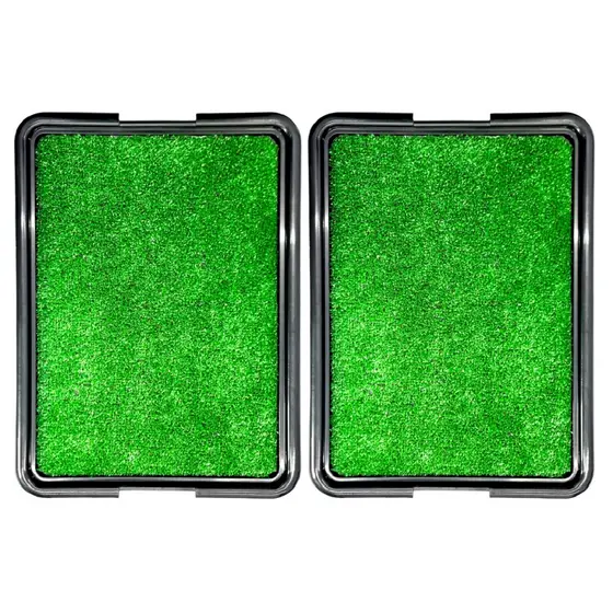 2x Sanitário Canino Banheiro Para Cães Com Grama Eco Pet