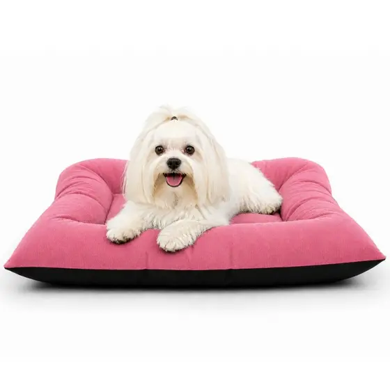 Cama Colchonete Suede Pequeno para Cachorro e Gato Impermeável Pet