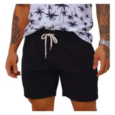 Short Linho Mauricinho Premium Masculino Bermuda Praia Verão
