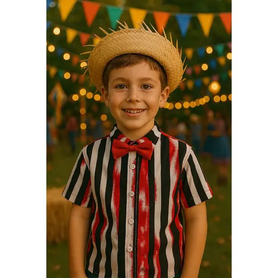 Camisa Listrada/ Festa Junina - ENVIO IMEDIATO !!