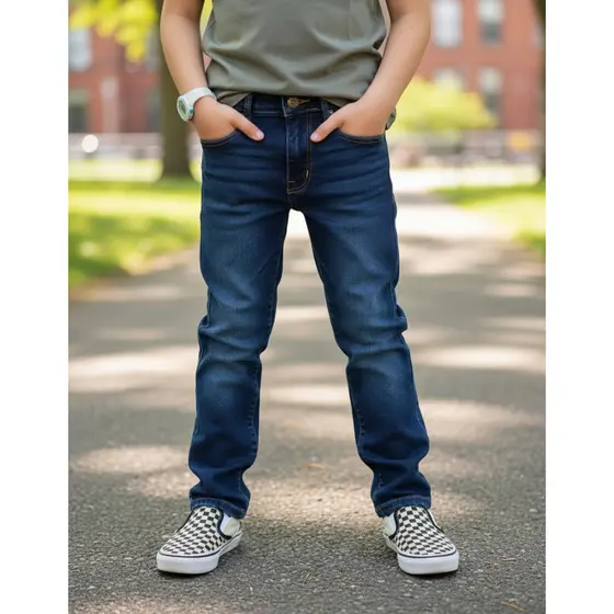 calça jeans  juvenil sarja Preta  linha premium envio imediato