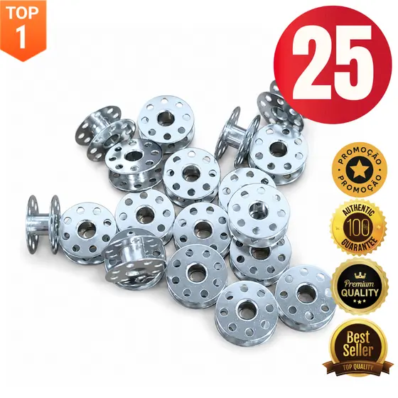Bobina Reta Industrial Baixa – Metal | Kits para Máquinas de Costura