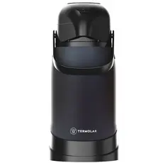 Garrafa Térmica 100% Inox Preta Revolution 1.2l Com Bomba Termolar
