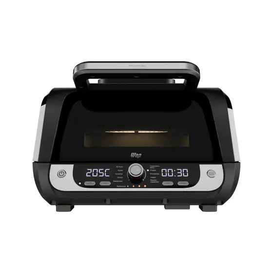 Fritadeira Elétrica Sem Óleo Churrasqueira Air Fryer 10l 1700w Wap Airfry Barbecue Digital 12 Em 1