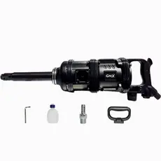 Chave de Impacto Pneumática 1" GMX G11 455Kgfm Bigorna Longa Uso Profissional