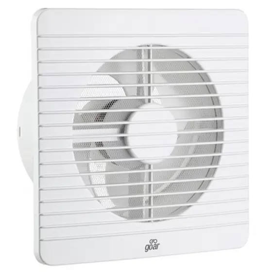 Microventilador Exaustor Branco 150mm Goar 220V 15w 34db Banheiros Residenciais e Comerciais