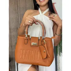Bolsa feminina transversal com alça removivel mais porta cartao