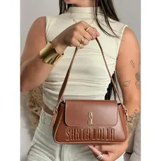 Bolsa feminina pequena alça de ombro e alça transversal removivel e ajustavel baguete envio rapido