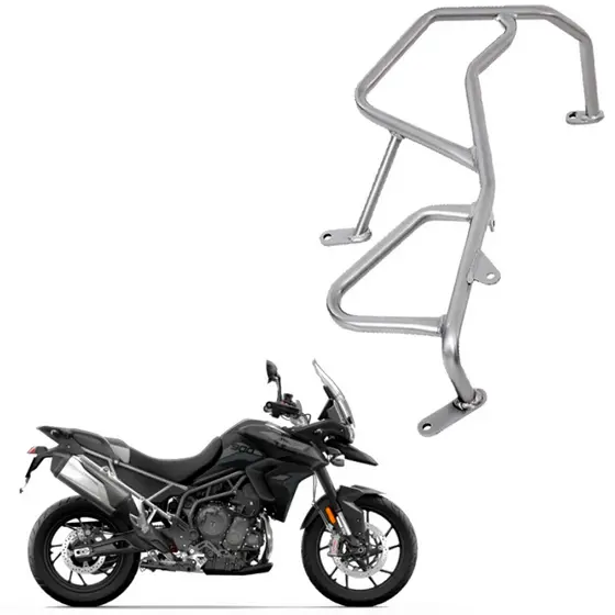 Protetor De Motor e Carenagem Tiger 900 Prata Bráz
