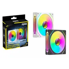 Cooler Fan Revenger Branco Argb + Pwm 4 Pinos 1300rpm