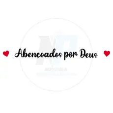 FRASE DECORATIVA ABENÇOADOS POR DEUS EM MDF DECORAÇÃO QUARTO E SALA PROMOÇÃO