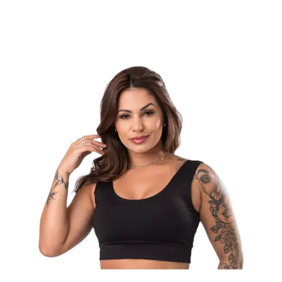 Top Feminino Fitness Academia Treino Suplex Esportivo