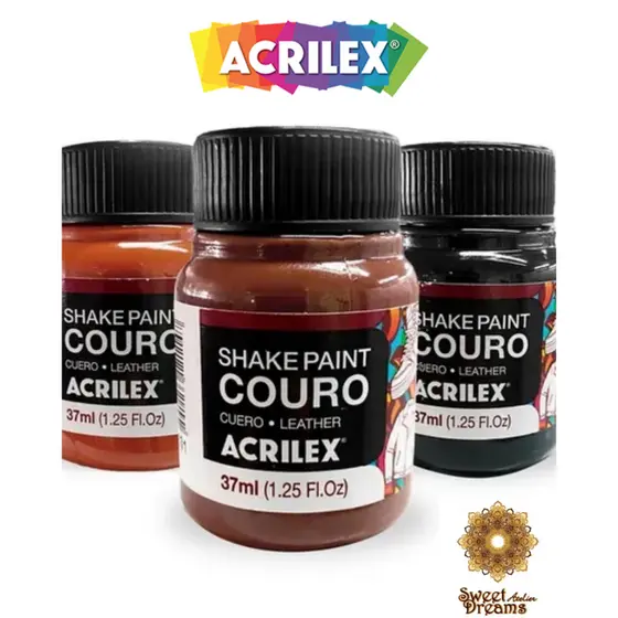TINTA PINTA COURO SHAKE PAINT ACRILEX 1 UNIDADE