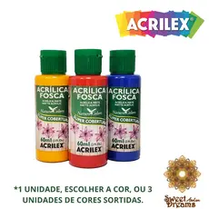 TINTA ACRÍLICA FOSCA 60 ML ACRILEX