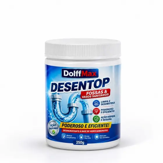 Desentupidor Vaso Sanitário Pias Ralos Canos Alto Rendimento Desentop Caixa De Gordura