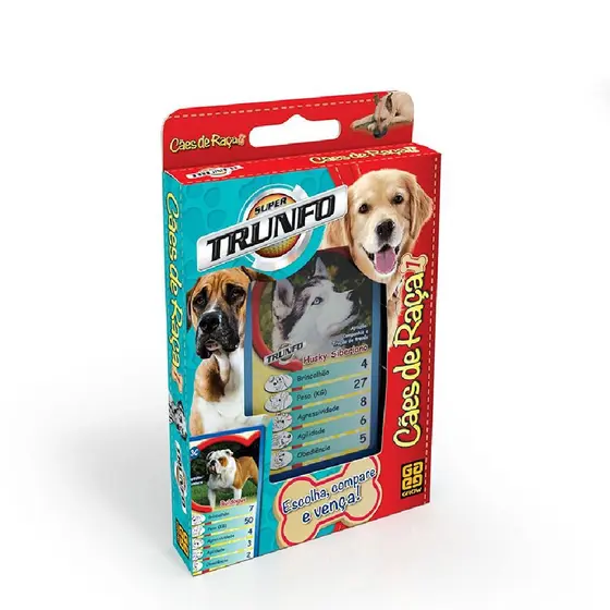 Jogo Super Trunfo Cães de Raça - Grow