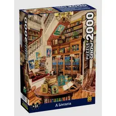 Quebra Cabeça A Livraria 2000 Peças - Grow