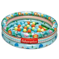 Fisher Price Piscina Inflável Com 25 Bolinhas - Fun Divirta-se