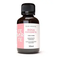 Óleo de rosa mosqueta 100% puro vegano clareador de manchas 30ml