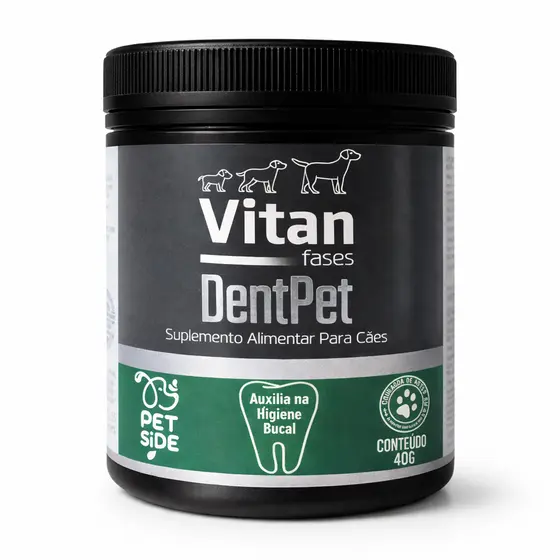 Suplemento Pet P/ Tartáros Mau Hálito em Cães - Prebiótico Sistema Imunológico - Envio Imediato