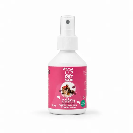 Colônia Perfumada para Cães Shitzu Maltês Lhasa Apso Petside 110ml