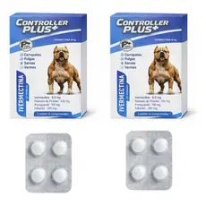 Kit Vermífugo 4 Em 1 - Ivermectina 6mg Para Cães de 15kg a 30kg - Carrapato Pulga Verme Sarna