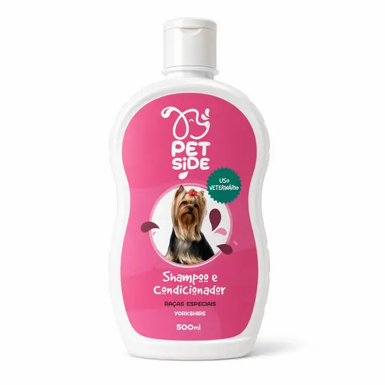 Shampoo & Condicionador para Yorkshire - Banho Perfumado Premium Cachorro Petshop