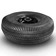 Roda Completa Pneu E Câmara aro 4 3.50/4.10 Rolete 7/8 skate