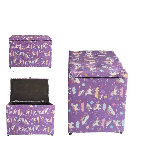 Puff Bau Organizador E Decorativo 58x36x43