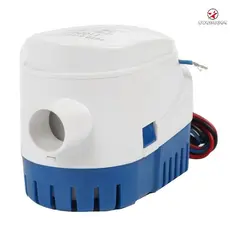 1 PCS 1100GPH Bomba Automática De Água De Barco Marítimo De Porão 12V Submersível De Plástico Branco & Azul Motorizado De Avião Doméstico zctz4d8bet.br