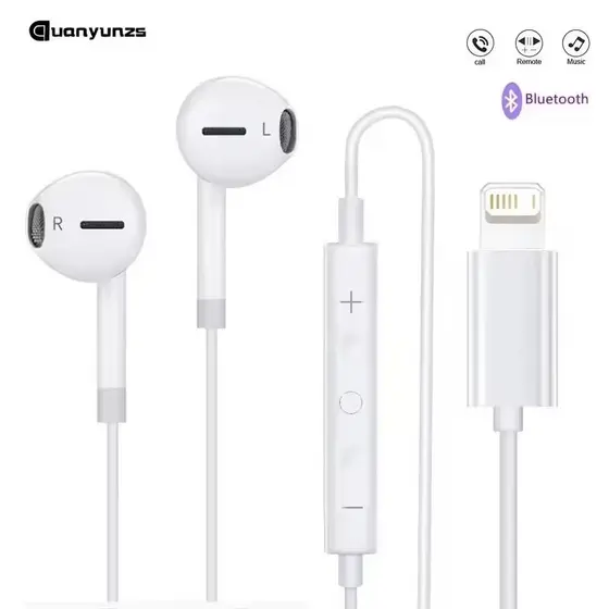 Fone De Ouvido com fio BLUETOOTH  Para CELULAR iPhone 7 8 Plus X 11 12 13 14