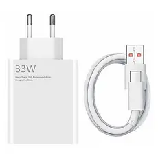 Carregador Turbo 33w compativel para Xiaomi Redmi Note 10s 9s Note 11 12