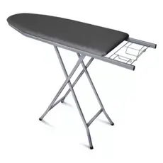 Tábua De Passar Roupa Mesa Passadeira Extra Forte Cinza Top