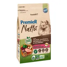 Ração Premier Nattú Frango/Mandioca/Beterraba Porte Peq 1Kg