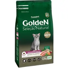 Ração Golden Seleção Natural Gato Filhote Frango E Arroz 1Kg