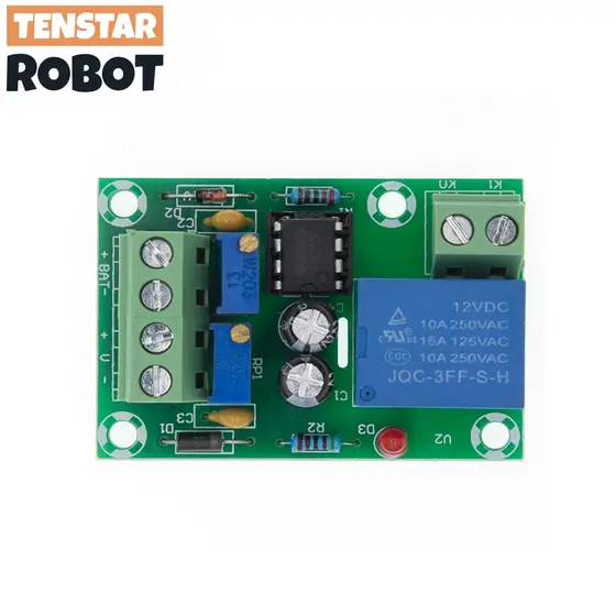 Placa De Controle De Carregamento De Bateria De 12V XH-M601 Painel Inteligente Energia Automático
