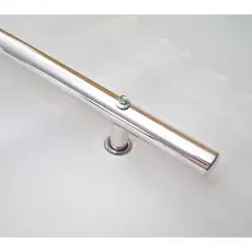 Tubo corrimão alumínio para escada ou rampa
