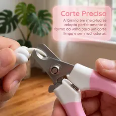 Alicate de Unha para Pets com Trava de Segurança para Cães e Gatos pequeno
