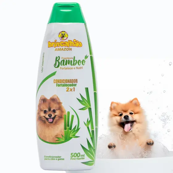 Shampoo Bamboo para Cachorro 500ML Brincalhão
